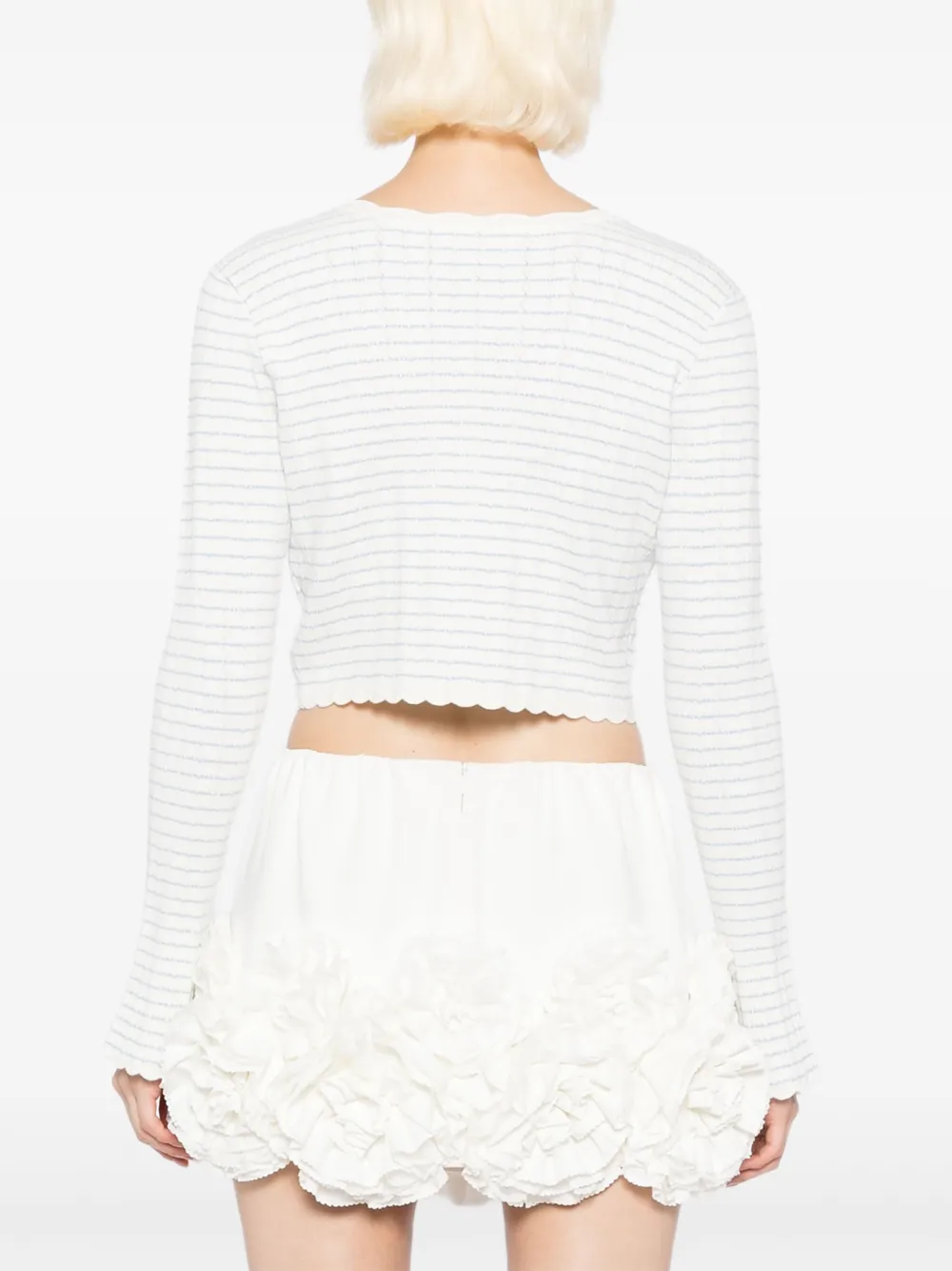 LoveShackFancy Media vest Wit