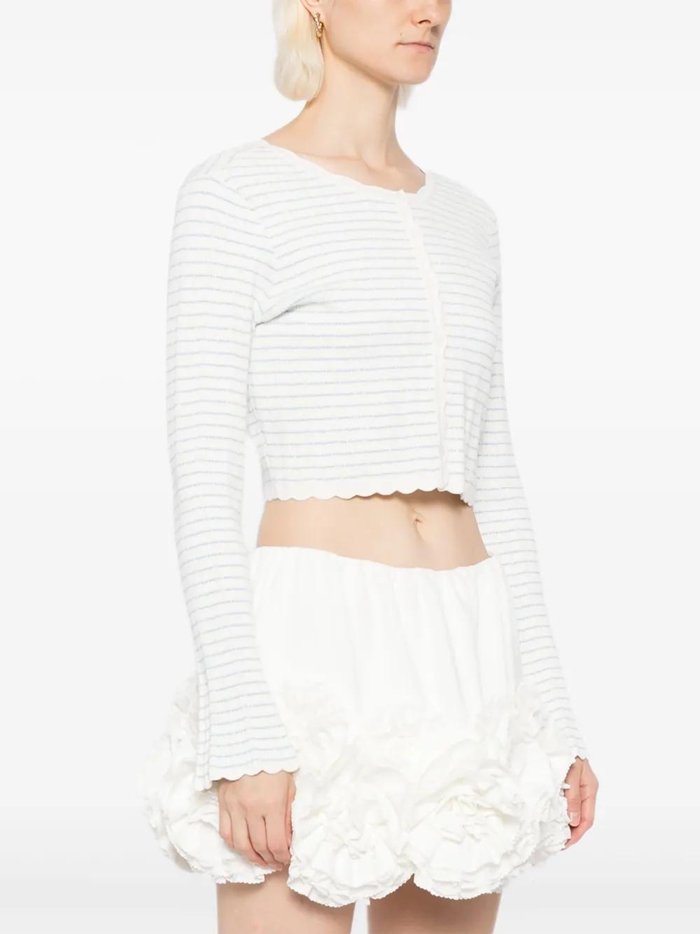 LoveShackFancy Media vest Wit