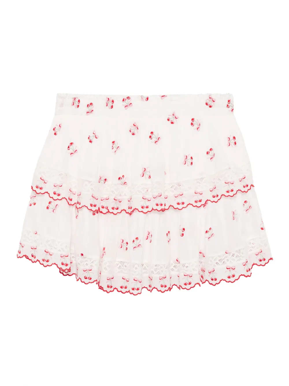 LoveShackFancy falda corta Cherry | Faldas acampanadas | Image 2