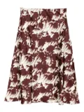 Marques'Almeida drill slip skirt - Brown