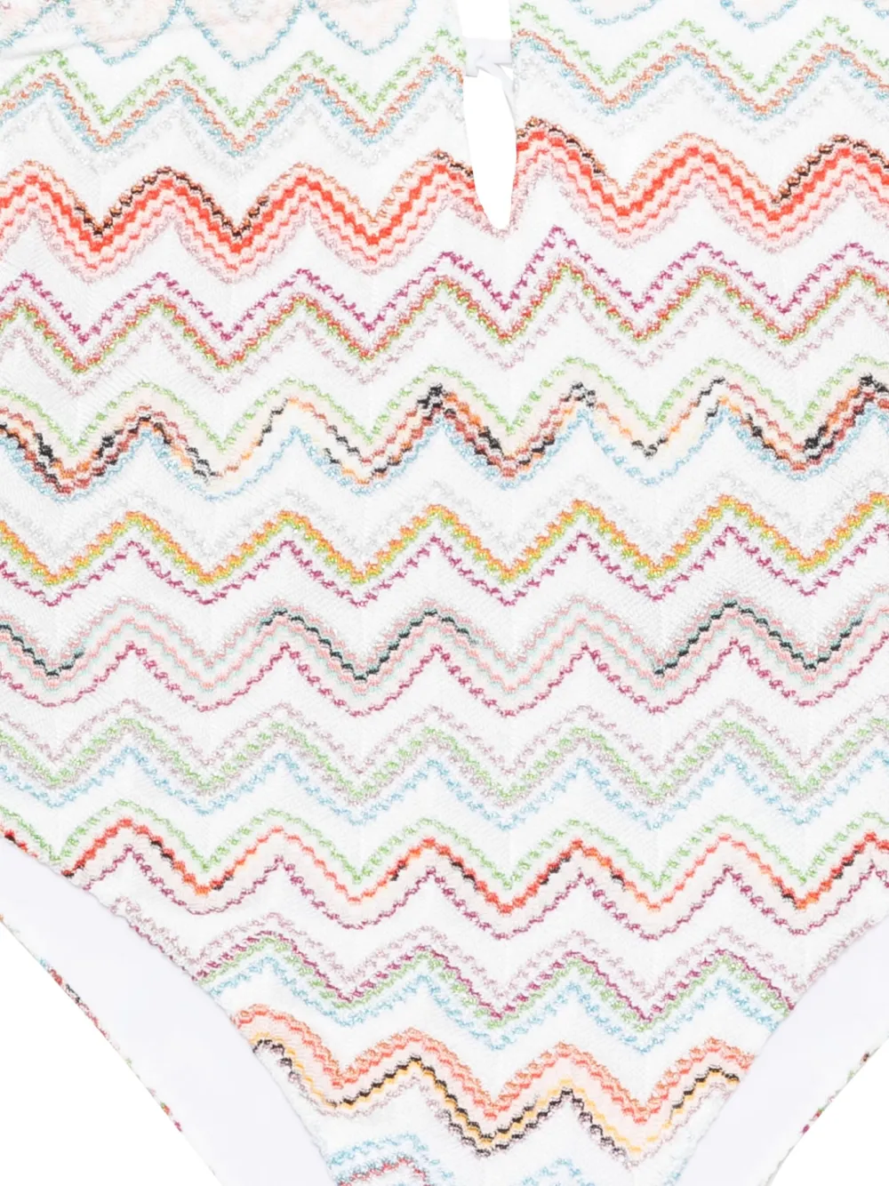 Missoni Badpak met zigzag-patroon Wit