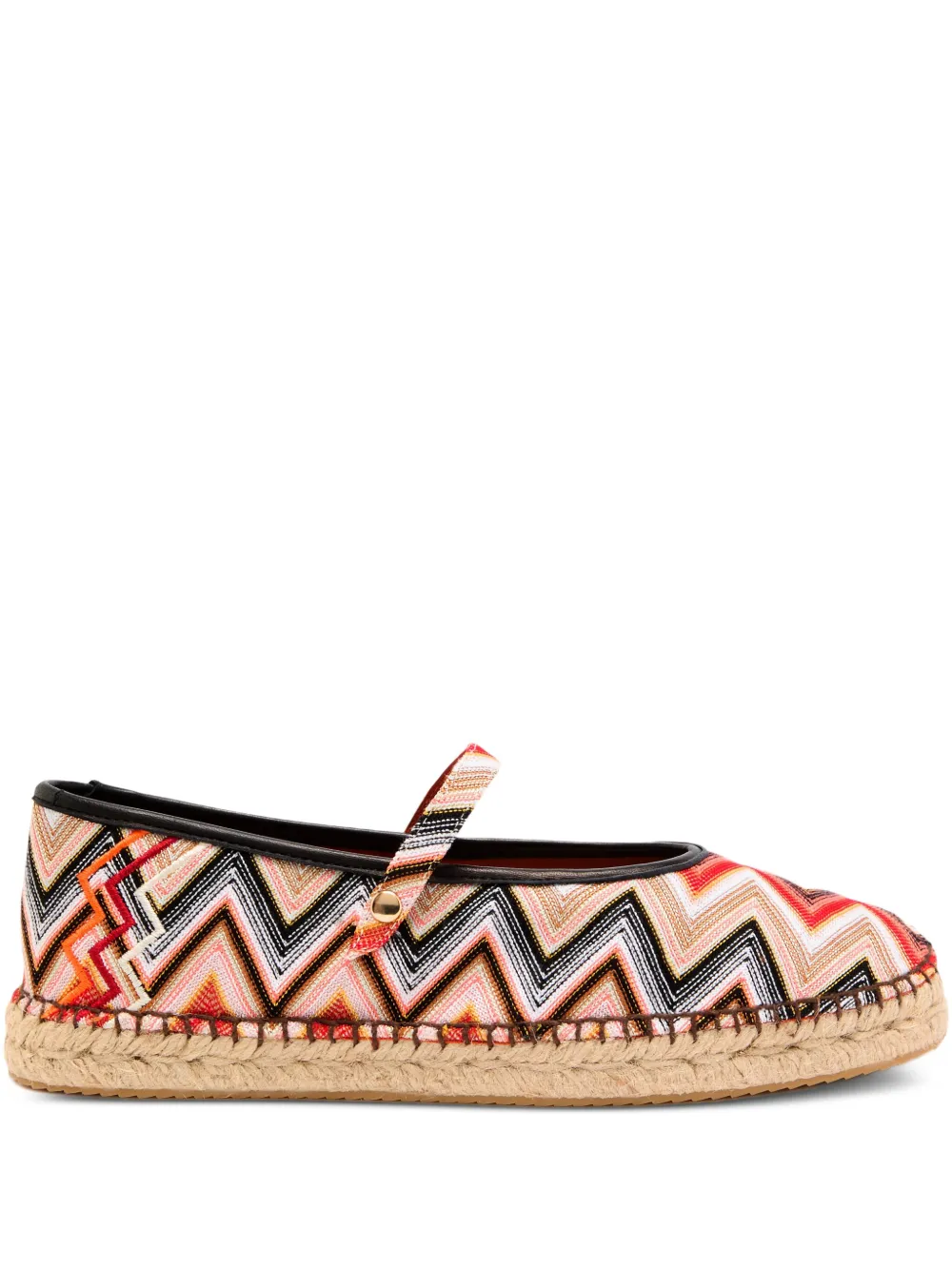 Missoni Lola zigzag-patterned espadrilles | Pink | Image 1