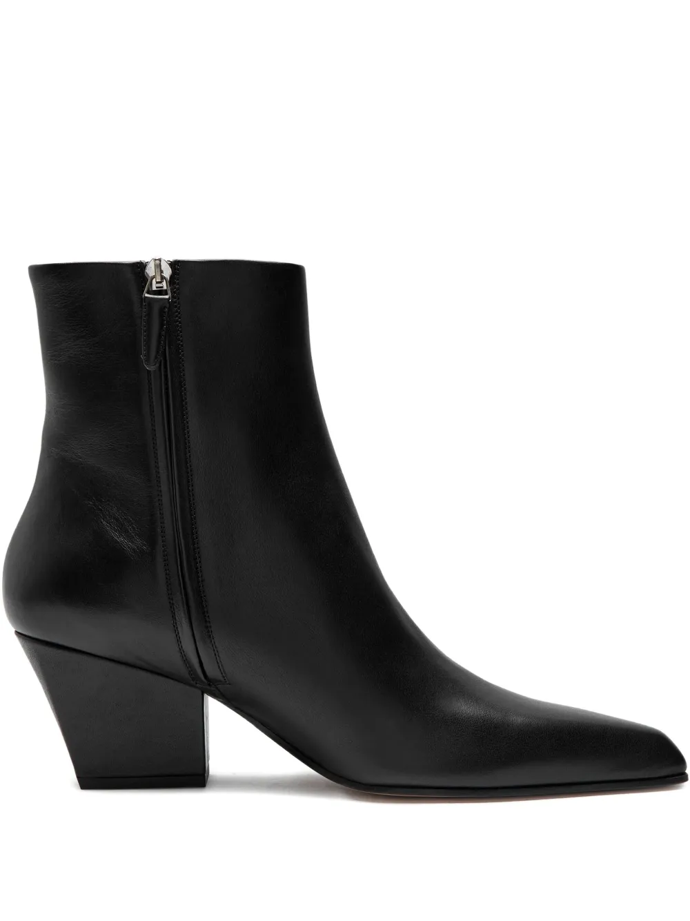 Paris Texas Jane pointed-toe block-heel boots Black
