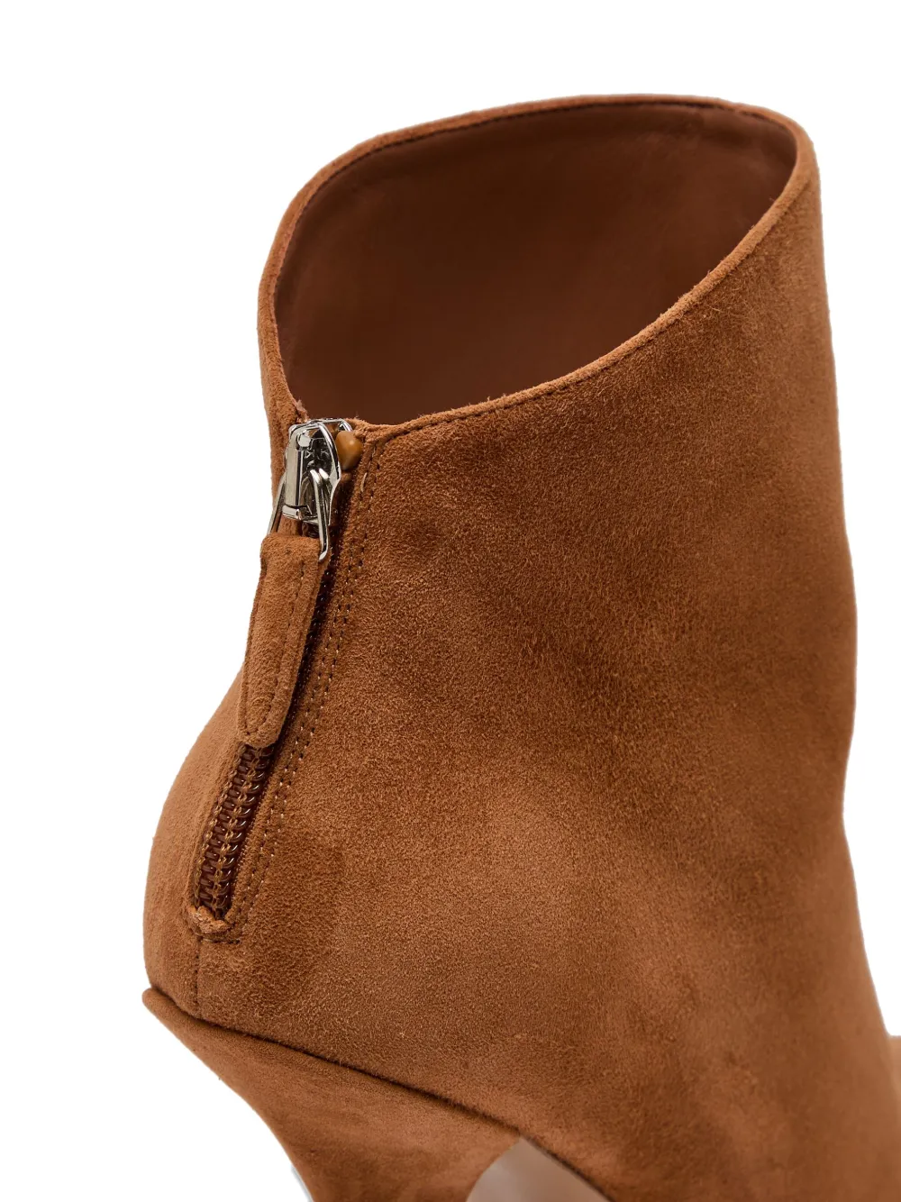 Paris Texas 105mm Suede Pointed-toe Ankle Boots In Brown