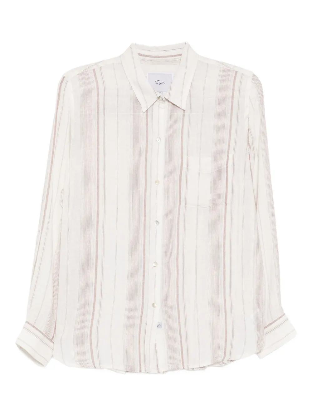 Rails Charli Striped Shirt In Neutral