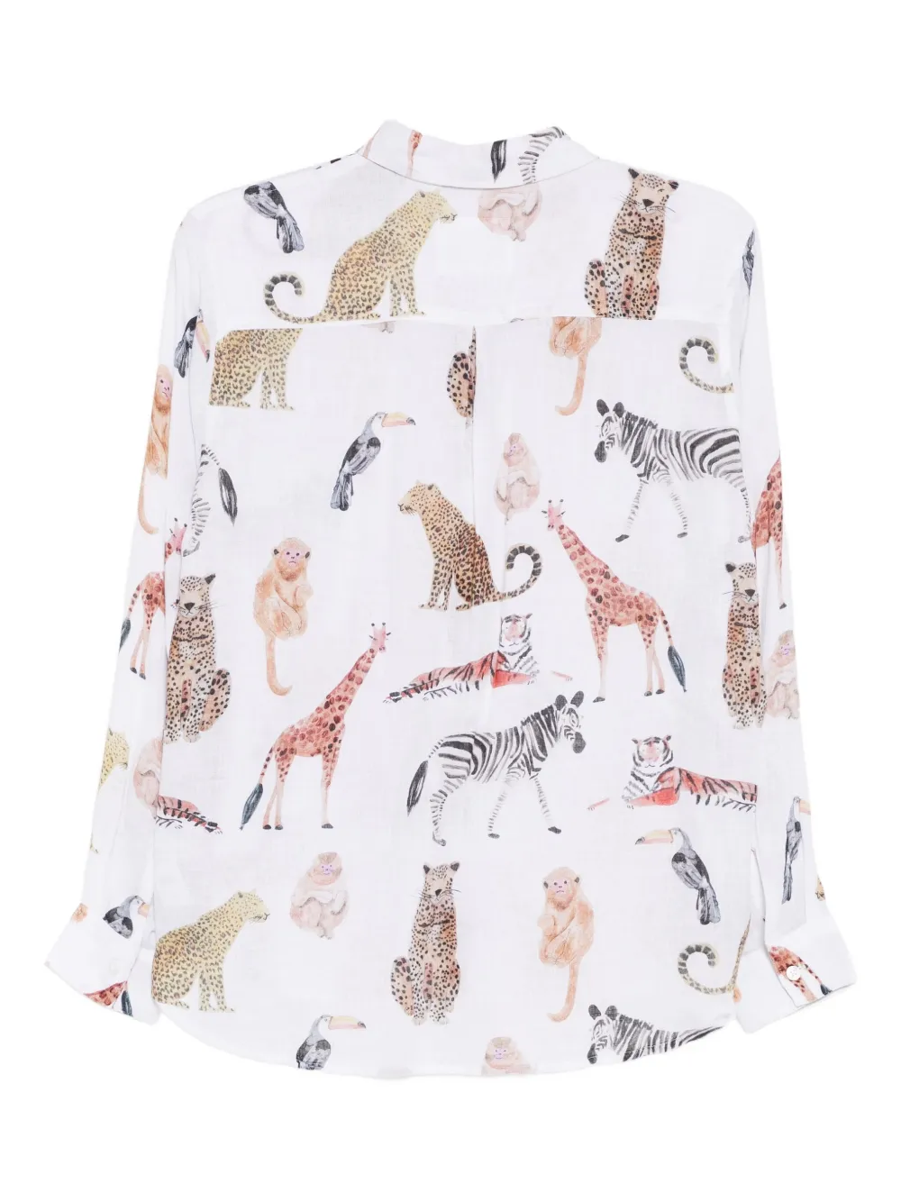 Rails Blouse met dierenpatroon - Wit