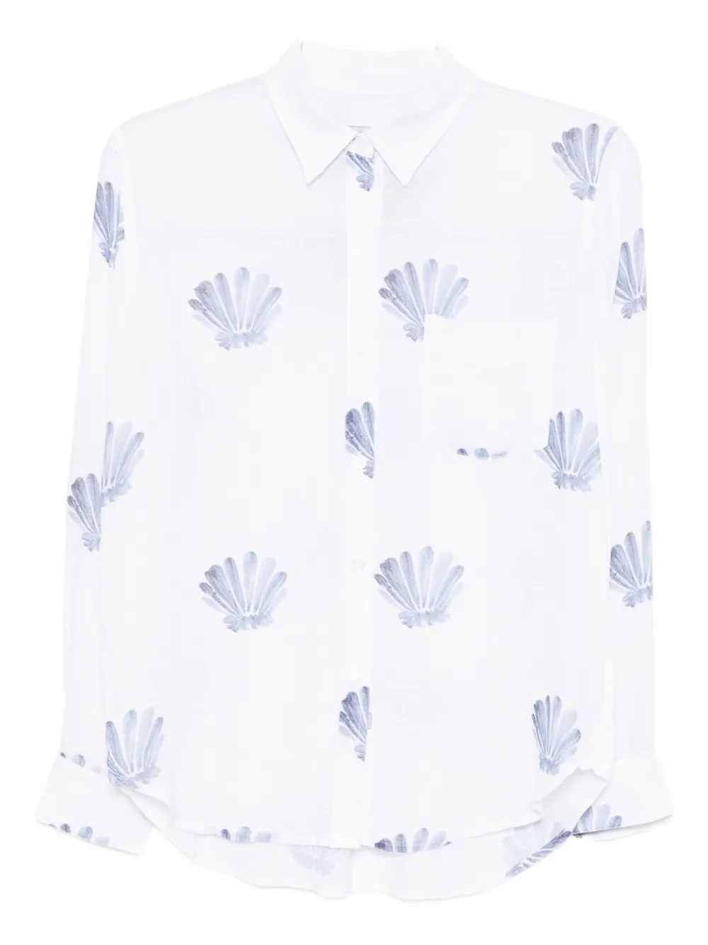 Rails shell-printed shirt | White | Image 1