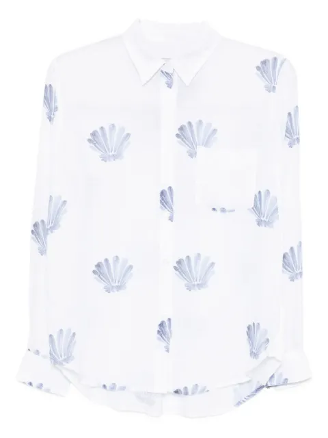 Rails shell-printed shirt