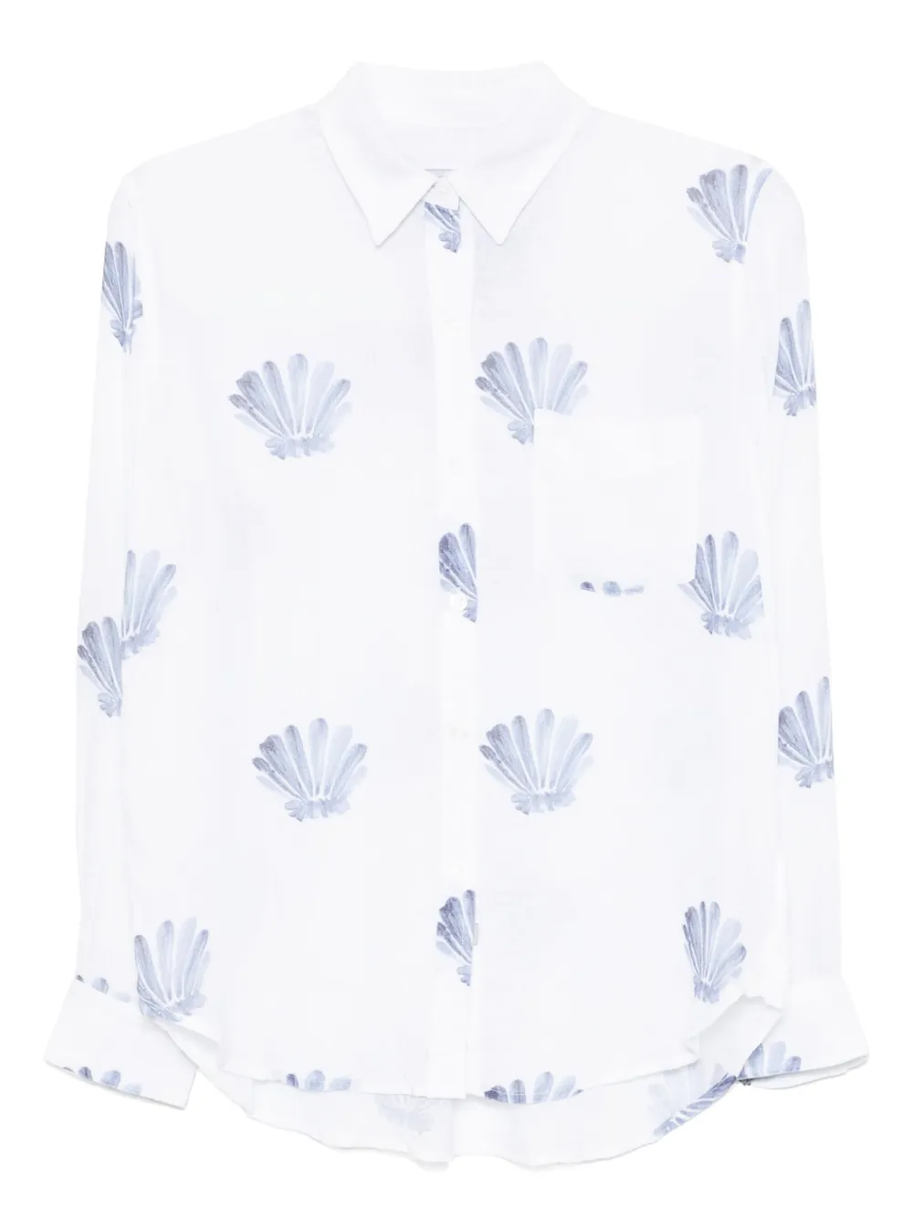 Rails shell-printed shirt | White | Image 1