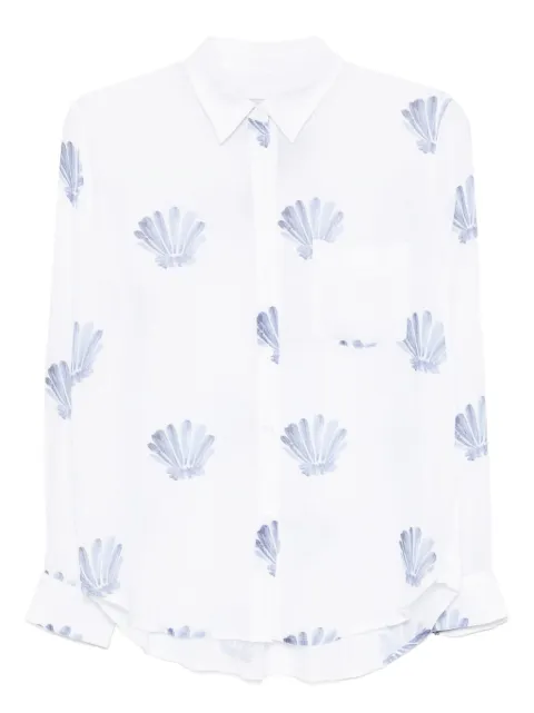 Rails shell-printed shirt