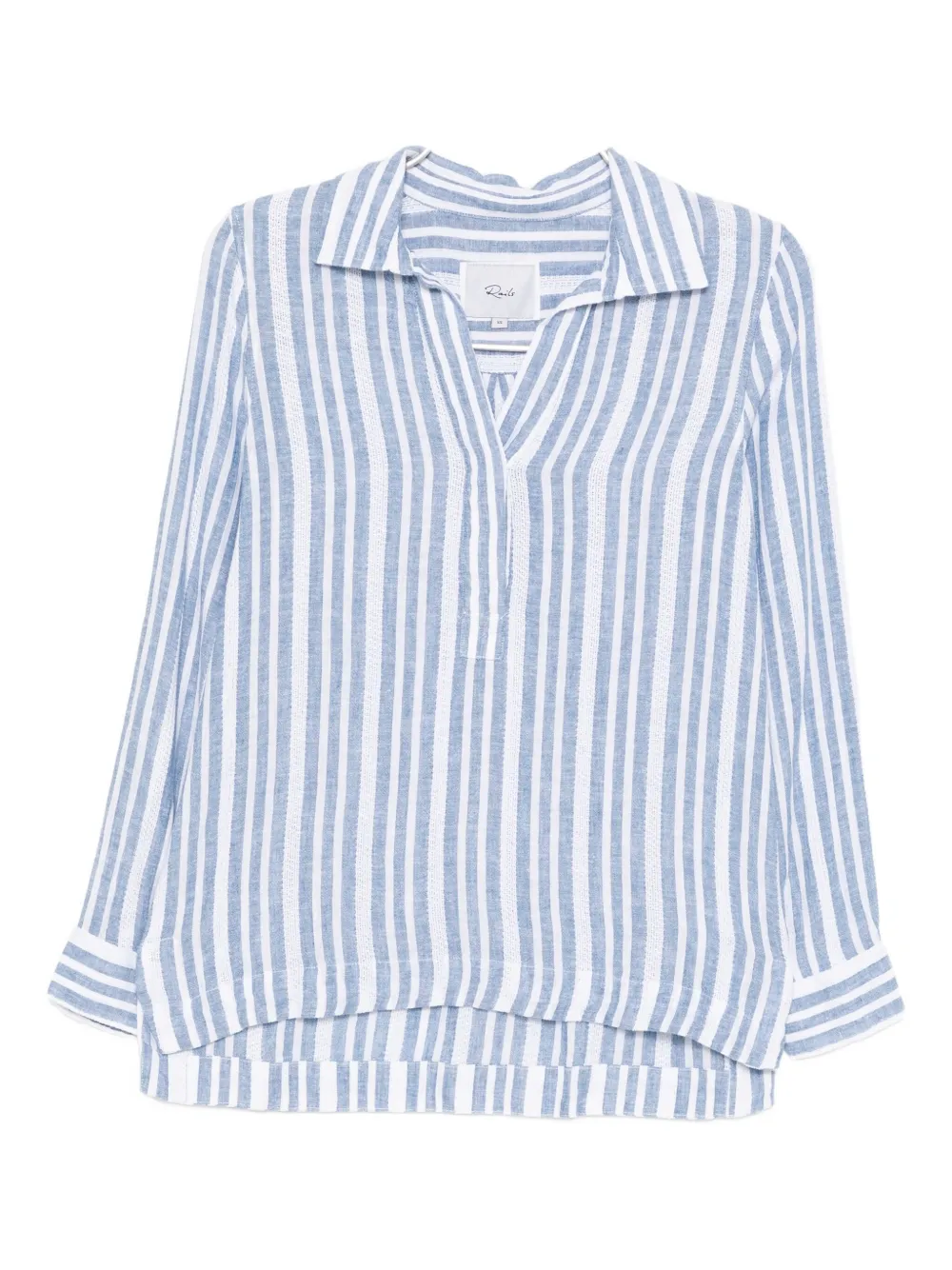 Rails Stripe-printed Shirt In Blue