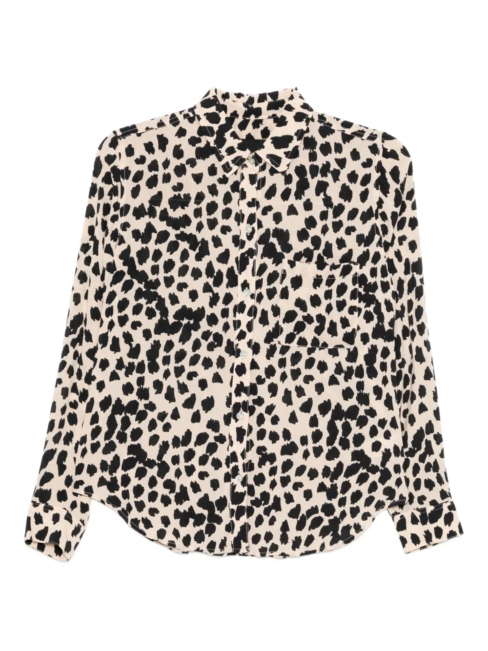 Rails All-over Leopard Print Shirt In White