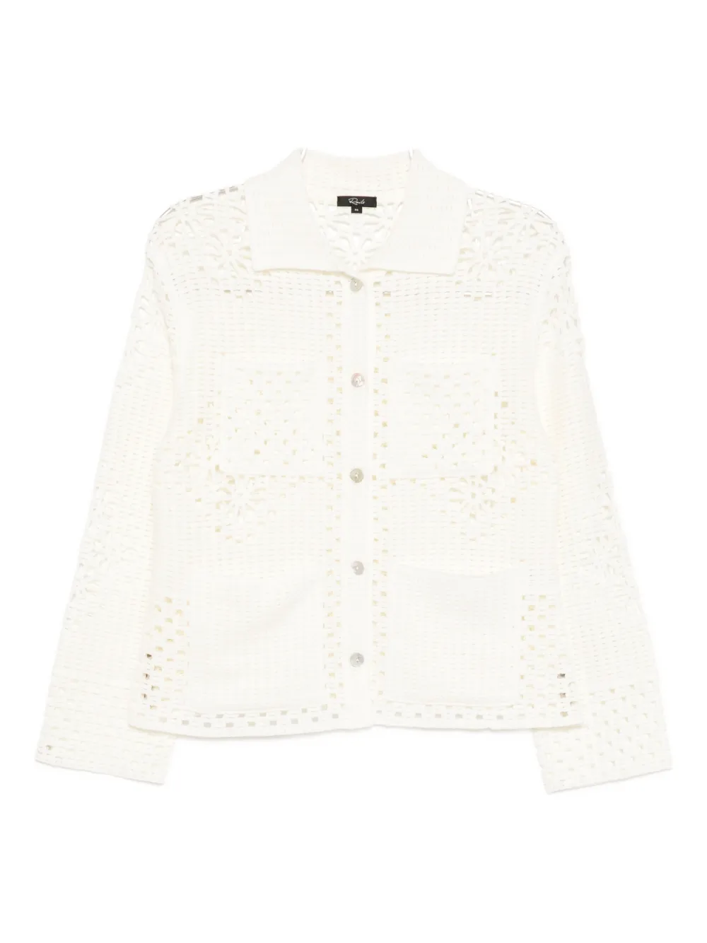 Rails Long-sleeved Knitted Shirt In Neutral