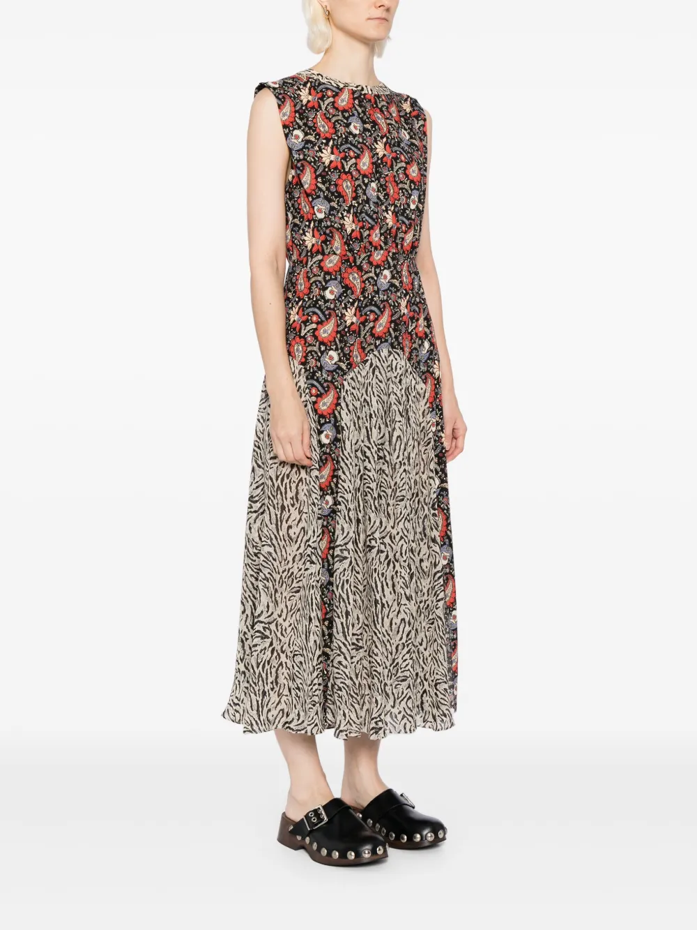 Rixo Coraline jurk Zwart