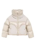 Herno Kids quilted panelled jacket - Neutrals