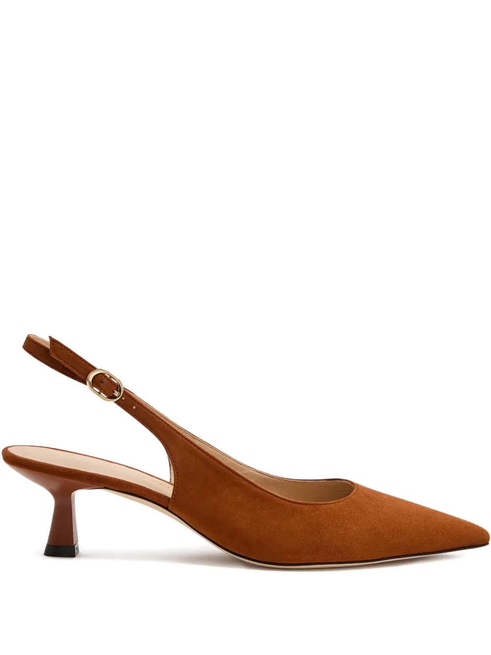 Stuart Weitzman 50mm slingback pumps Brown