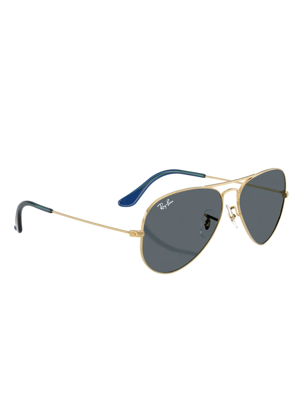 Ray-Ban Zonnebril met piloten montuur Goud