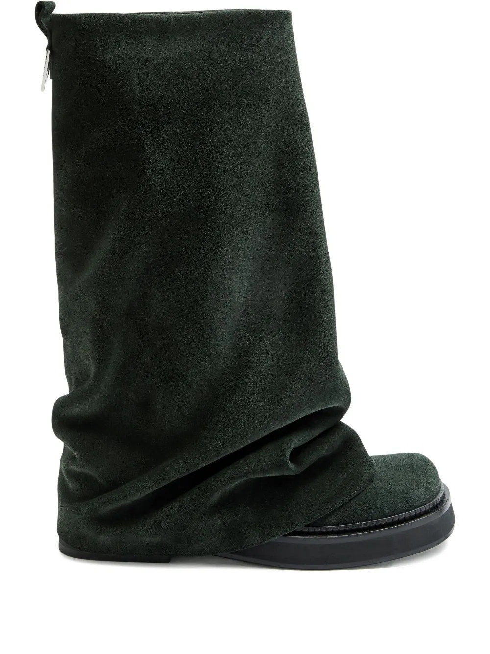The Attico Robin combat slouch boots Black