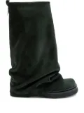 The Attico Robin combat slouch boots - Black
