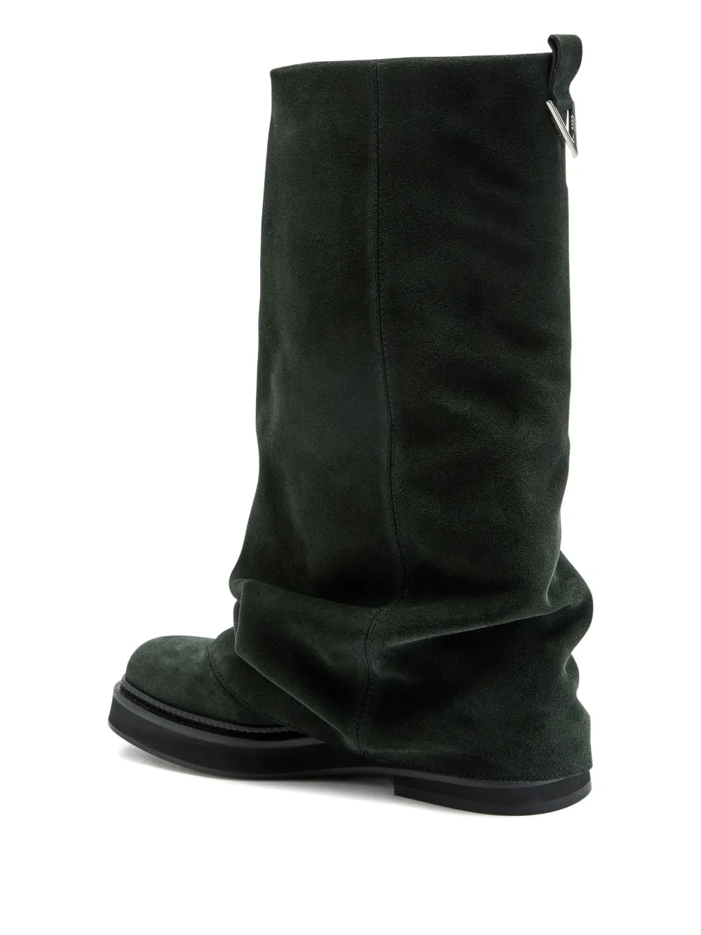 The Attico Robin combat nonchalante laarzen Zwart