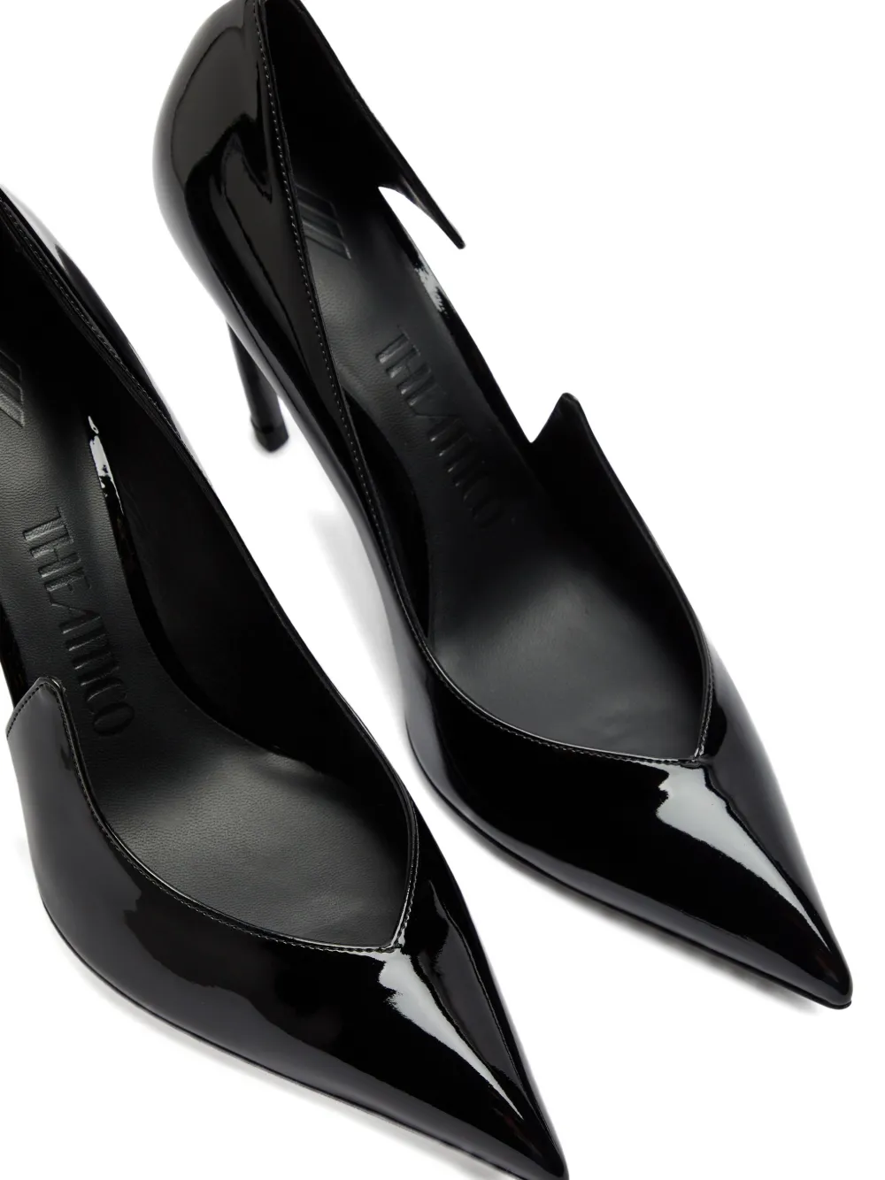 The Attico 95mm Mia heeled pumps Black