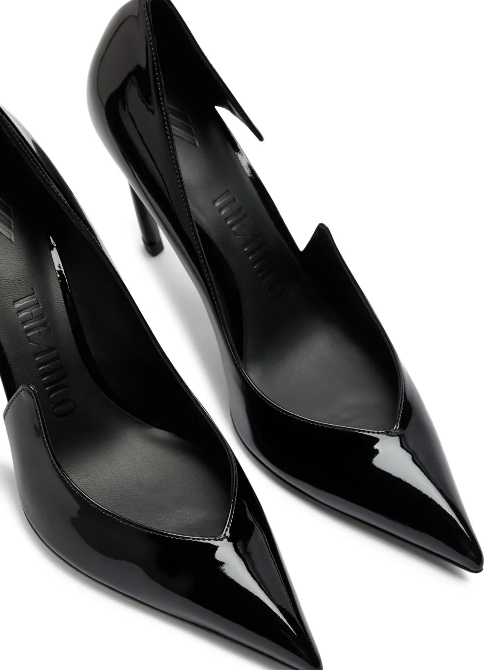 The Attico 95mm Mia heeled pumps Black