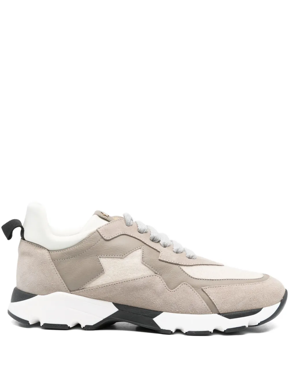 Lorena Antoniazzi star-detail suede sneakers Neutrals