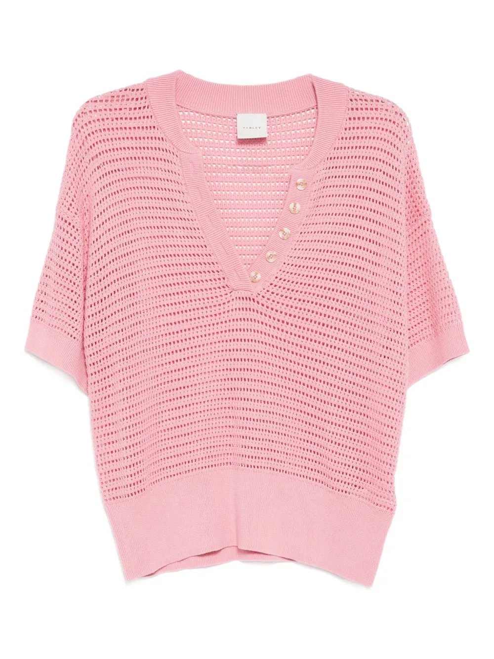 Varley Callie knitted top | Pink | Image 1
