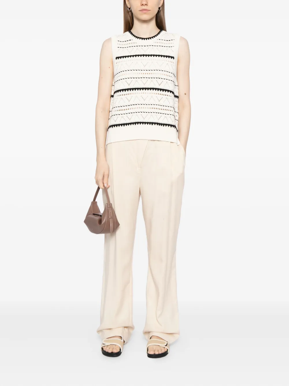 Varley Athena Pointelle vest | Vests & Tank Tops | Image 2