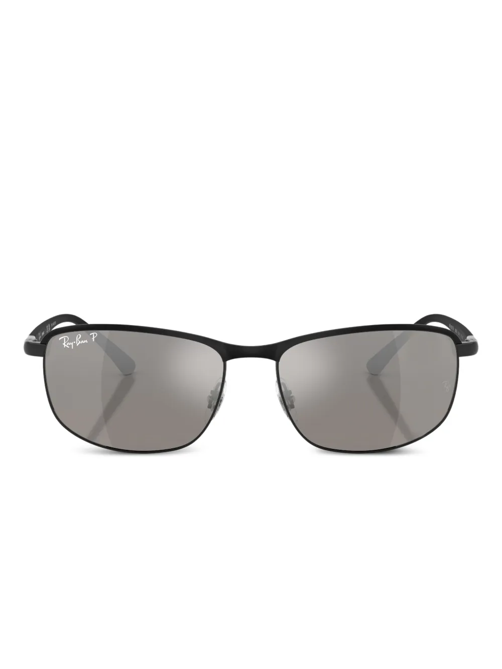 Ray-Ban rimless mirrored sunglasses | Black | Image 1