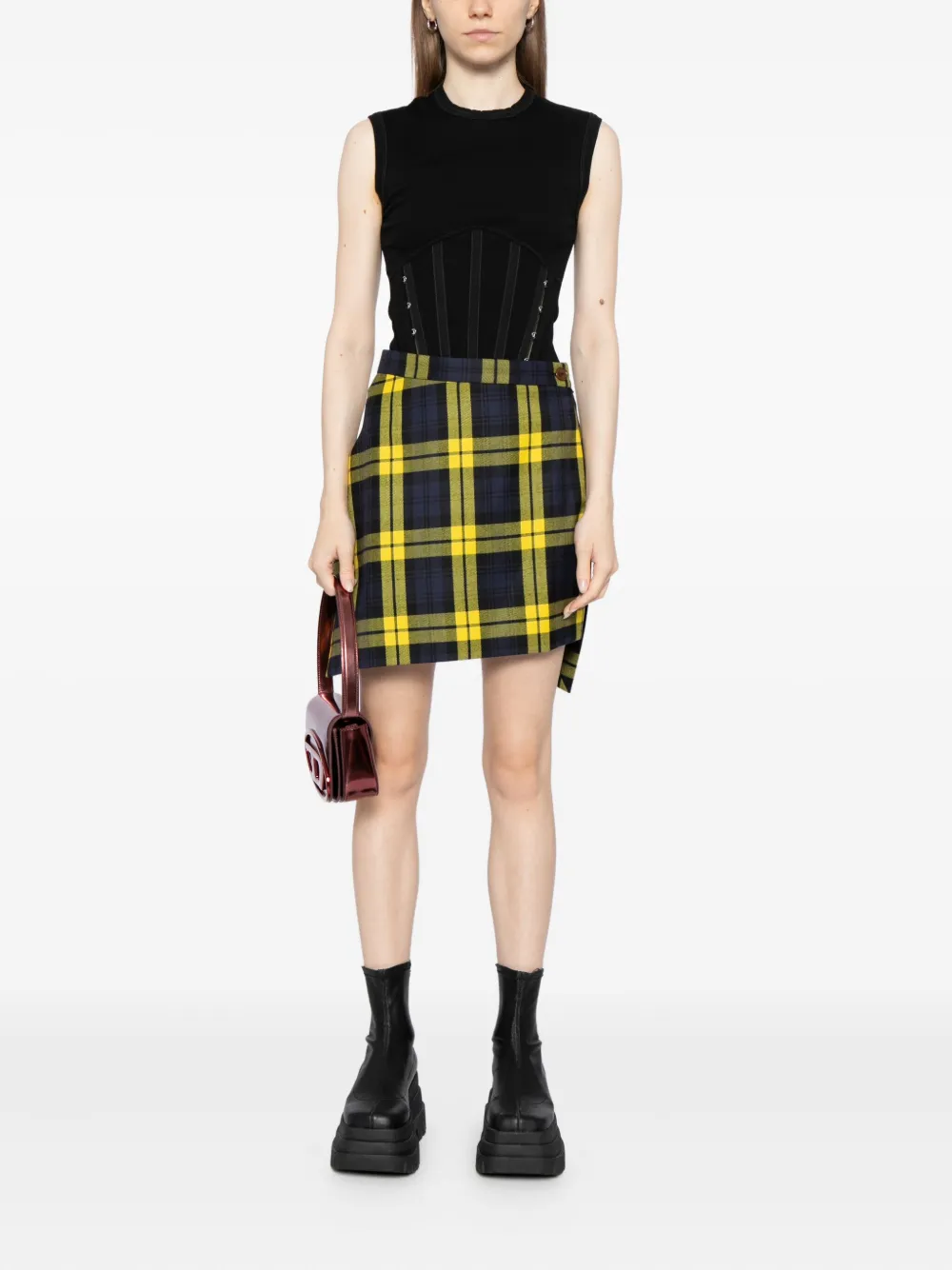 Vivienne Westwood Infinity mini-rok - Blauw