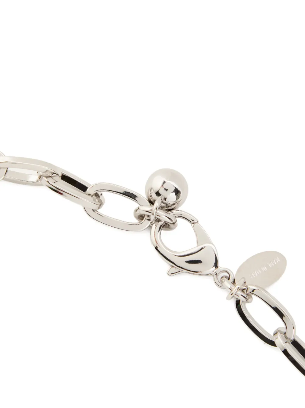 Vivienne Westwood Multi Charm Two-tone Chain Belt In Metallic