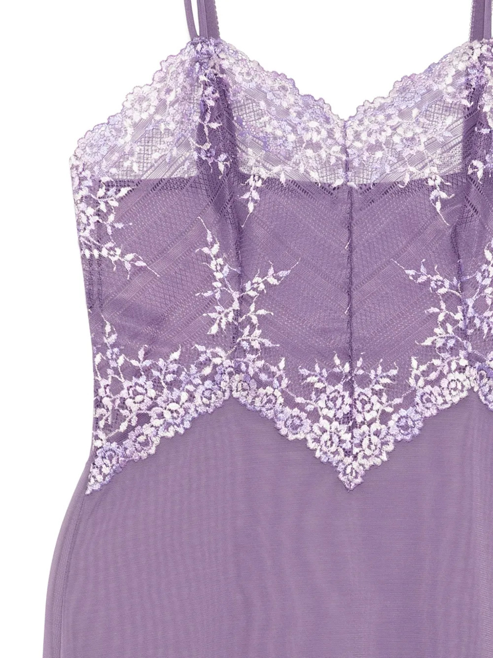 Wacoal Embrace nachtjapon met kant Paars