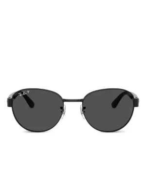 Ray-Ban オーバルフレーム サングラス | ブラック | FARFETCH JP