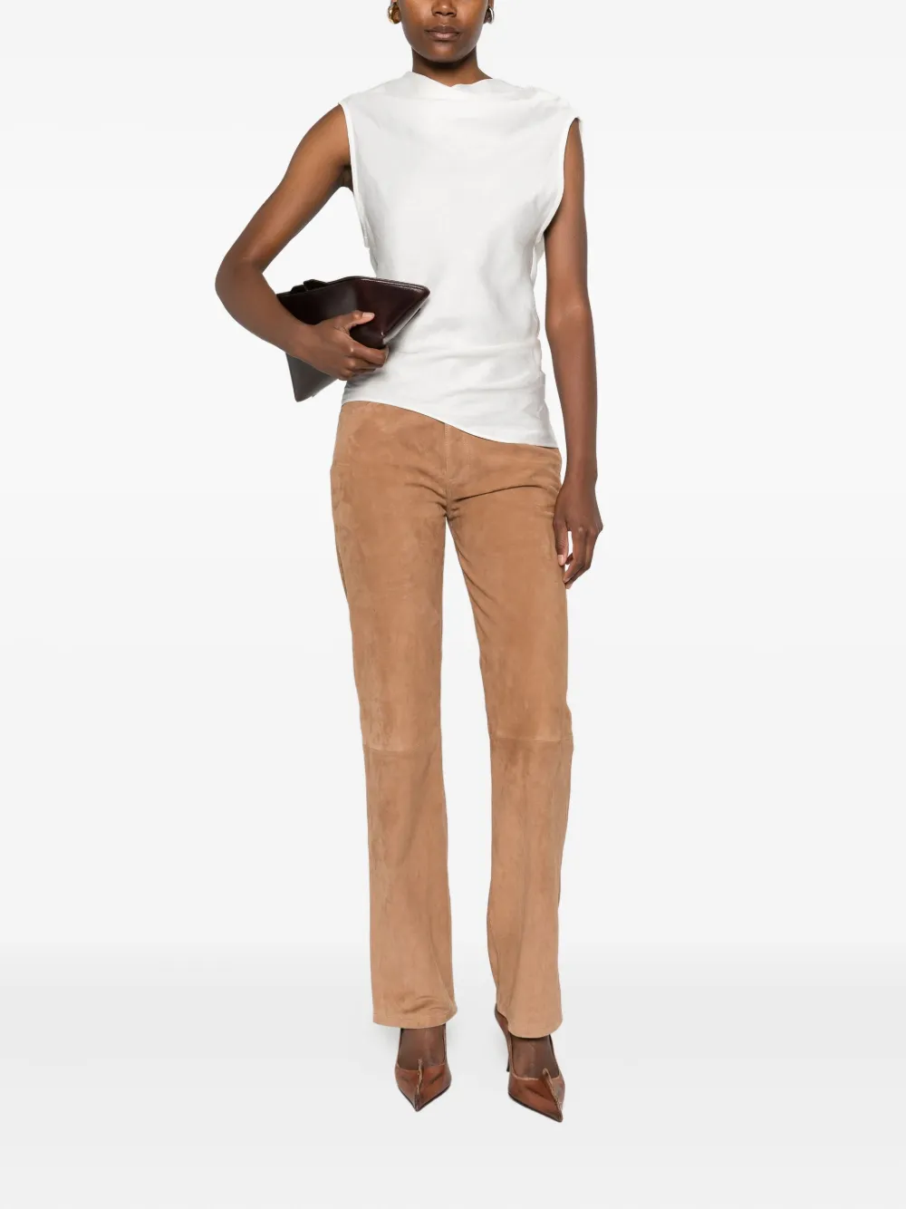 Arma suede pocket trousers | Straight-Leg Pants | Image 2