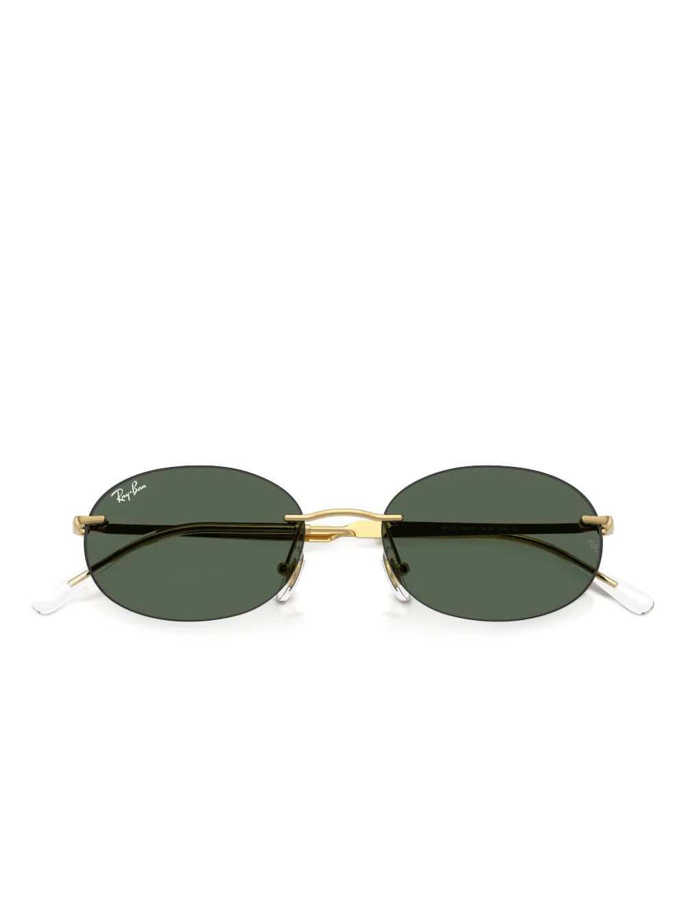 Ray-Ban Zonnebril met ovalen montuur Goud
