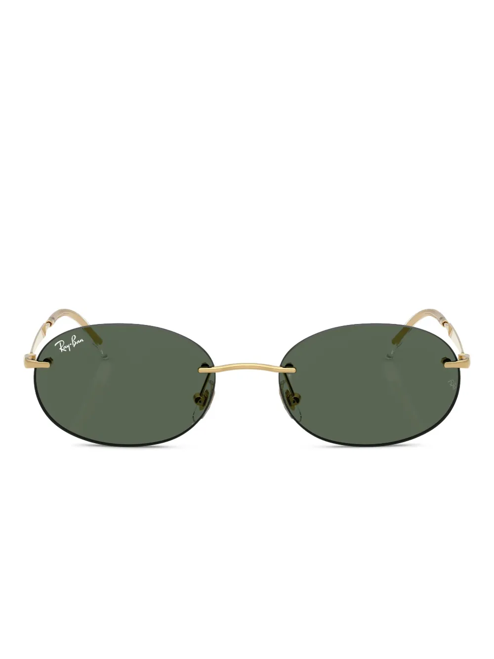 Ray-Ban oval-frame sunglasses | Gold | Image 1