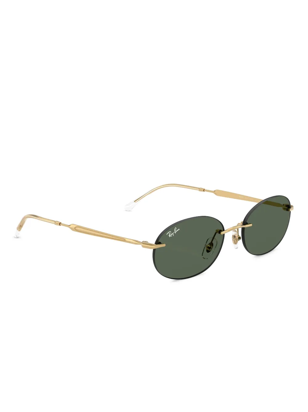 Ray-Ban Zonnebril met ovalen montuur Goud