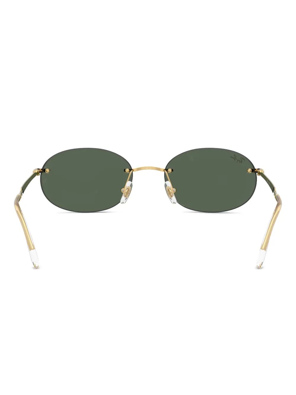 Ray-Ban Zonnebril met ovalen montuur Goud
