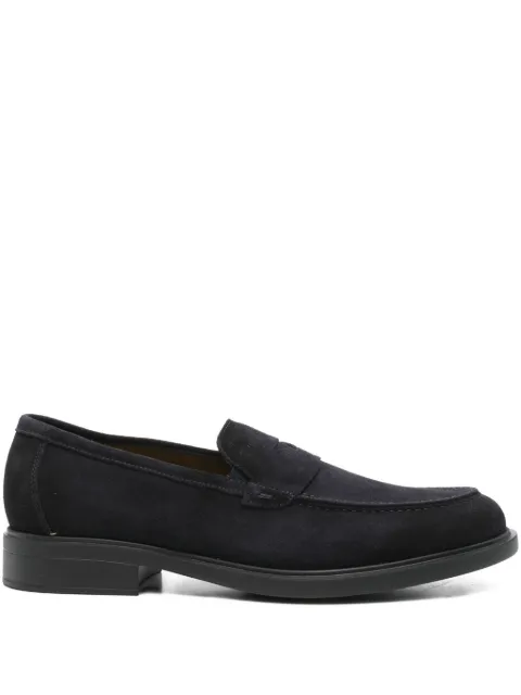 Doucal's mocasines de gamuza con detalle penny