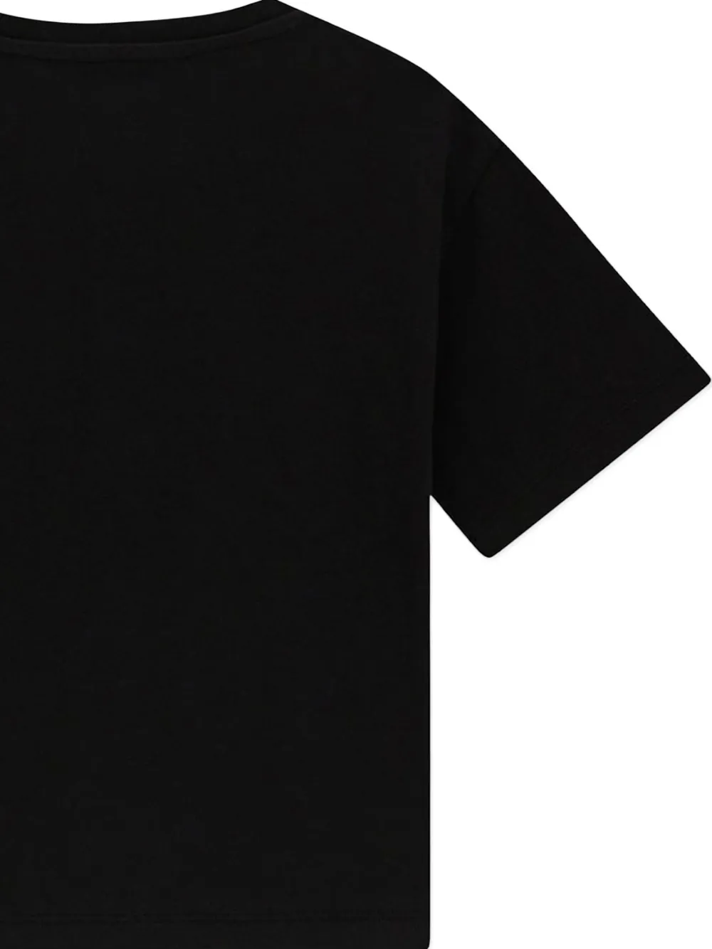 guess kids floral-embellished T-shirt Zwart