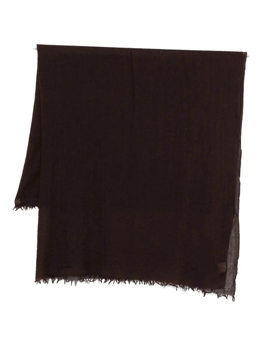 Destin Frayed Scarf In Brown