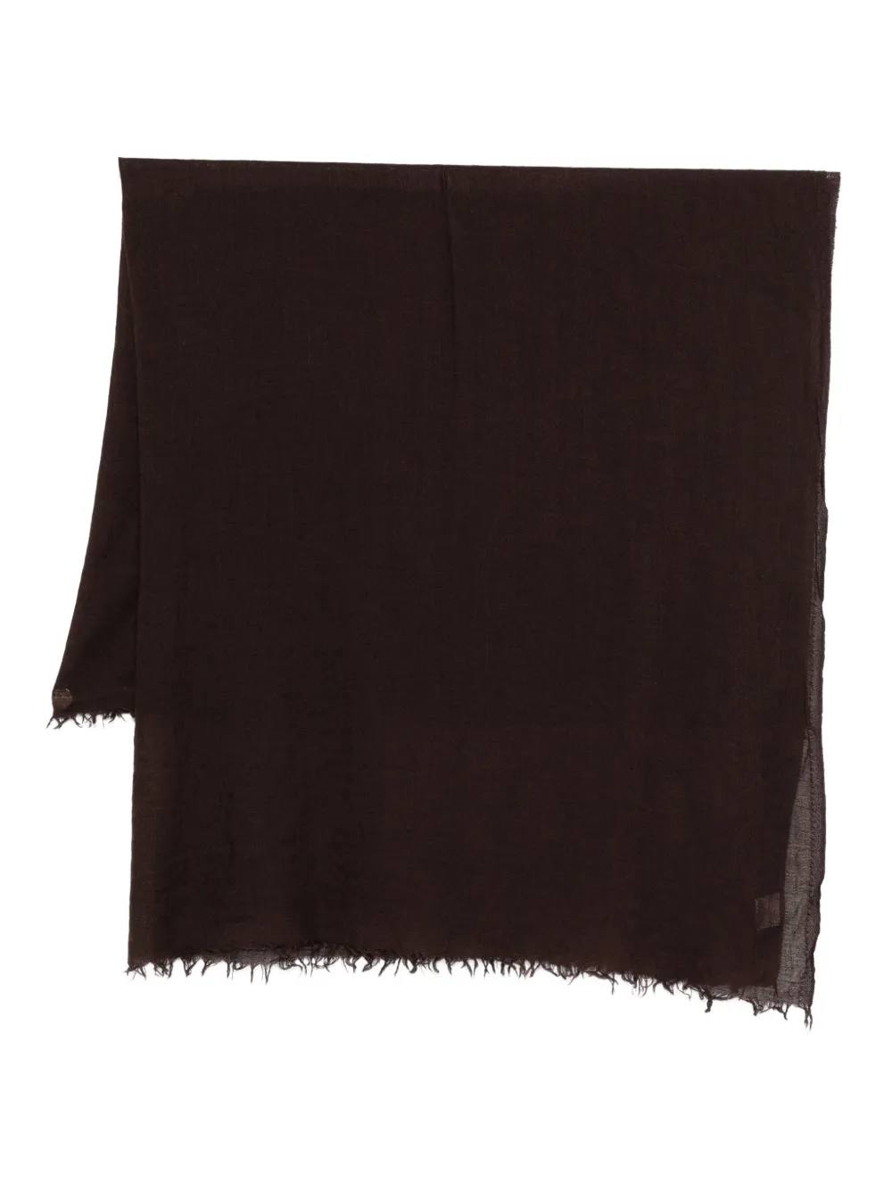 Destin frayed scarf | Brown | Image 1