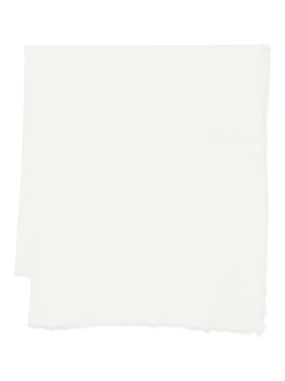 Destin frayed cashmere scarf | White | Image 1