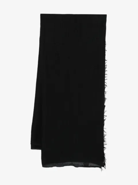 Destin frayed wool scarf