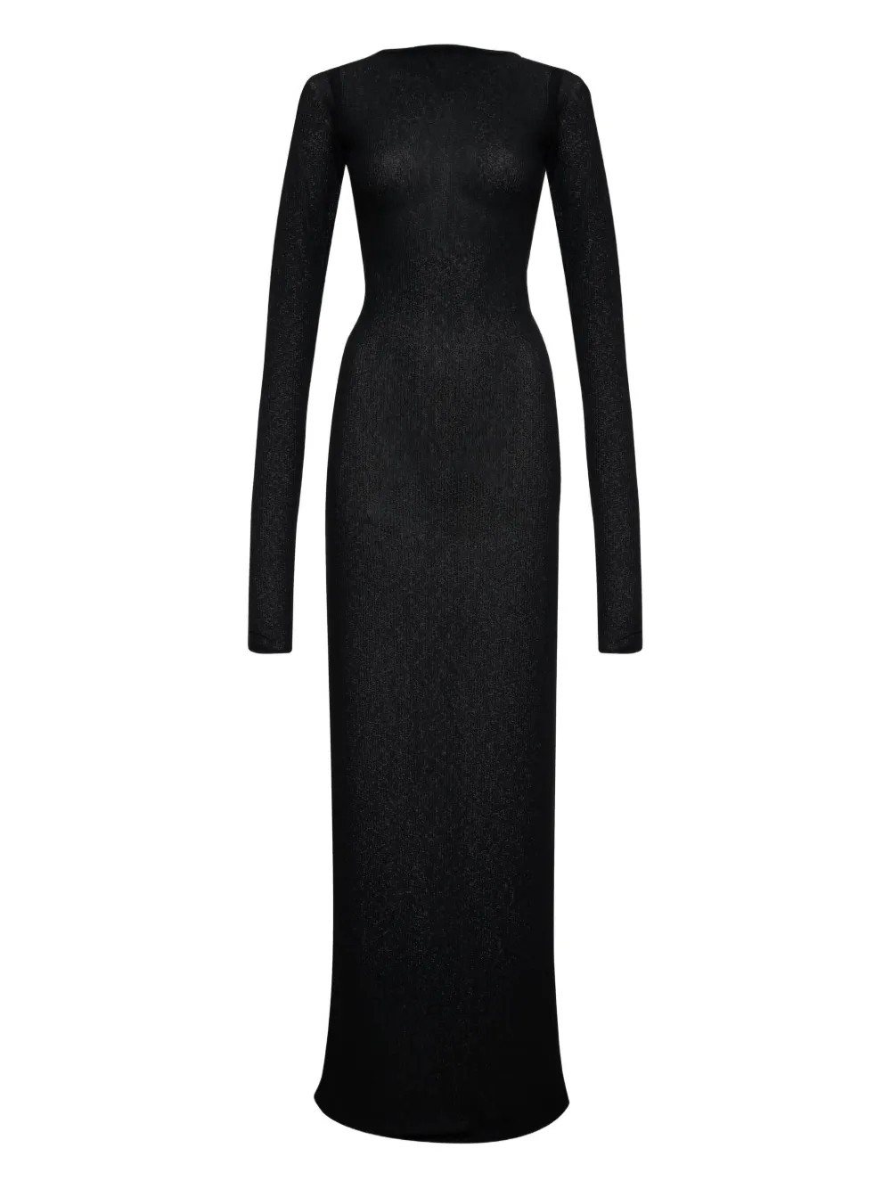 RHUDE Semi-transparentes Strickkleid aus Jersey - Schwarz