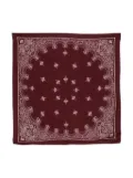 Destin paisley-print bandana scarf - Red