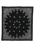 Destin paisley-patterned bandana - Black