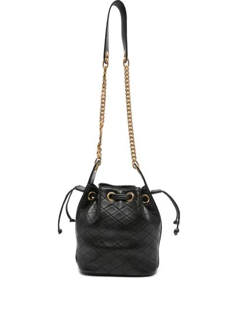 Saint Laurent Cassandre diamond-pattern bucket bag