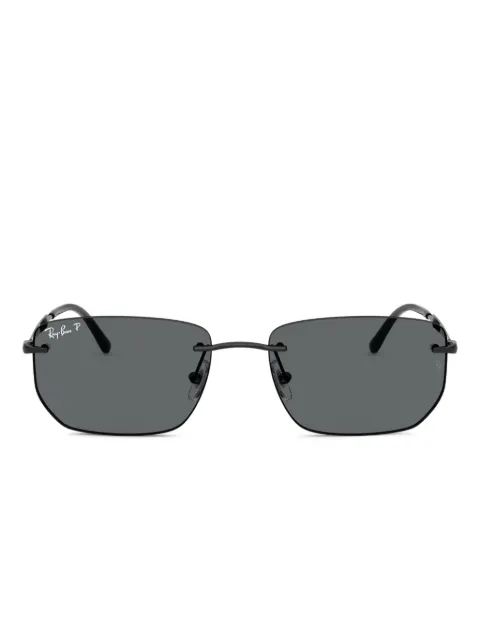 Ray-Ban lentes de sol rectangulares sin armazón